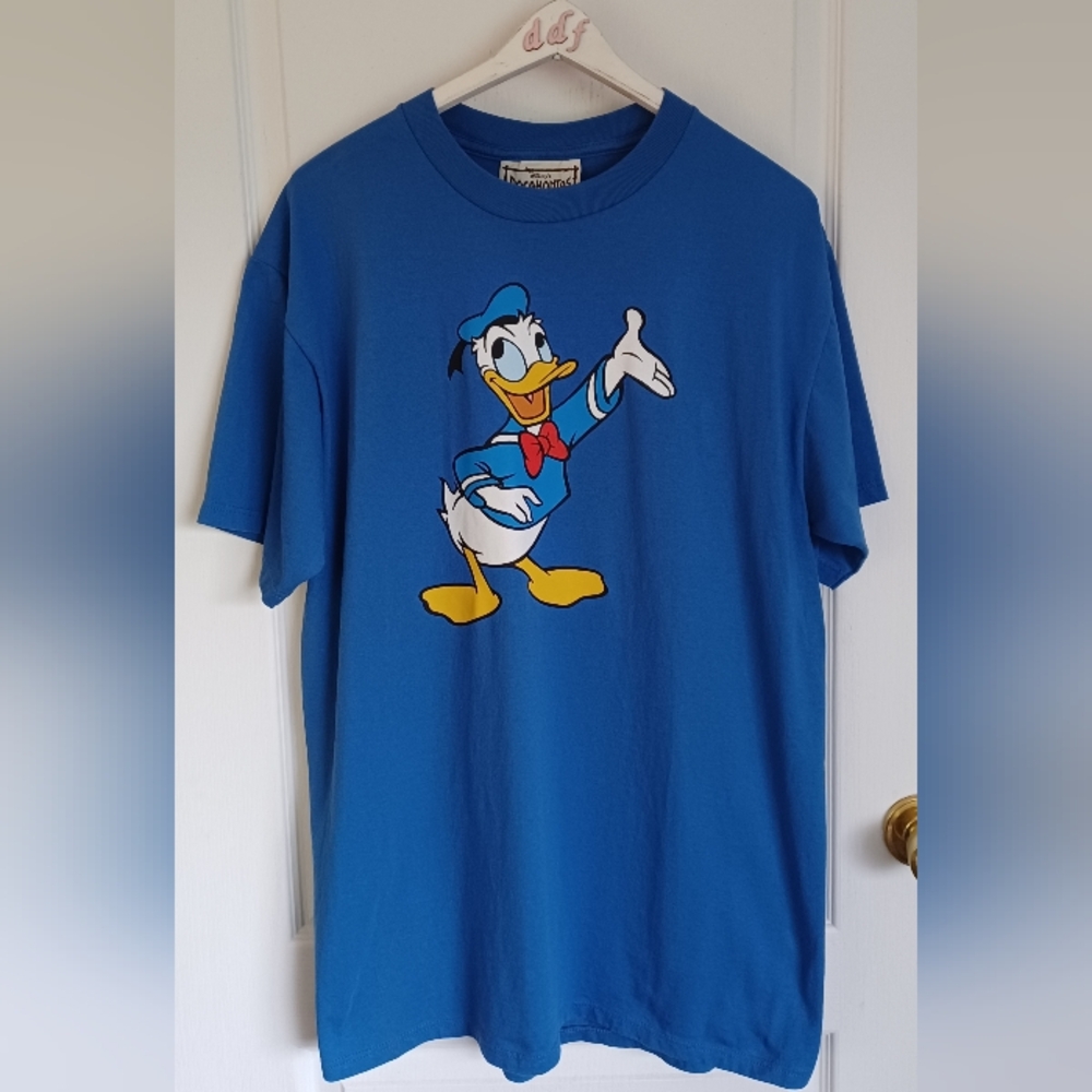 VINTAGE DISNEY DONALD DUCK T-SHIRT WITH TAG ERROR (DISNEY'S POCAHONTAS) XL